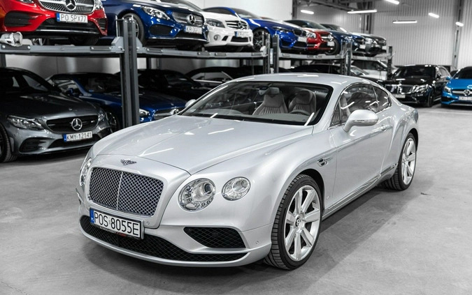 małopolskie Bentley Continental GT cena 497000 przebieg: 41161, rok produkcji 2015 z Borek Wielkopolski